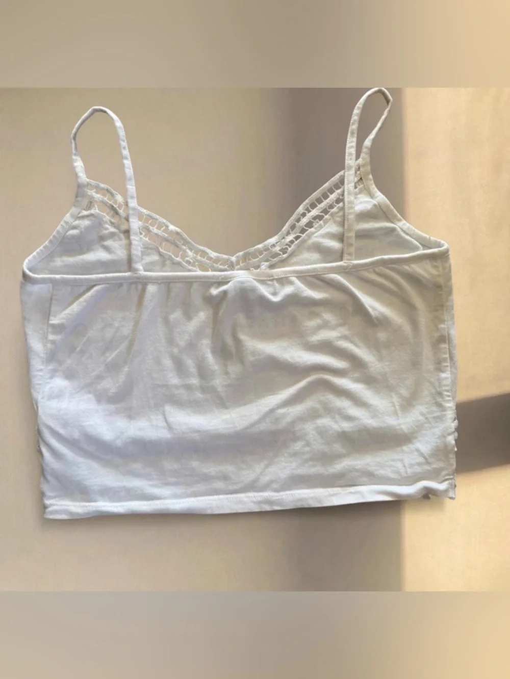 Primark white lace cami top Size 6 #lace #croptop - Picture 2 of 4